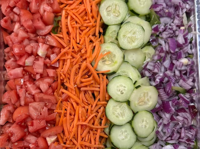 Salad Trays (serves 10 to 15 people)..
