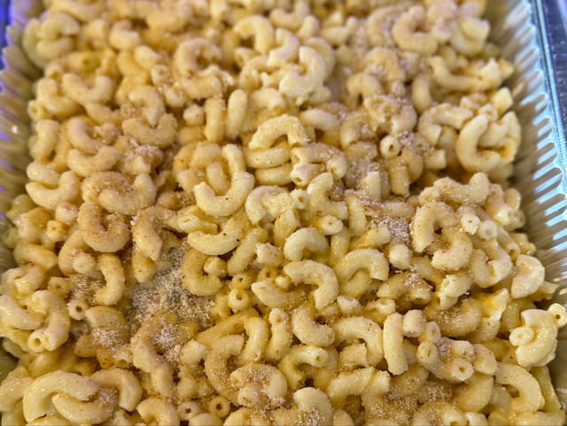 Mac & Cheese Trays (serves 10-15 people)..