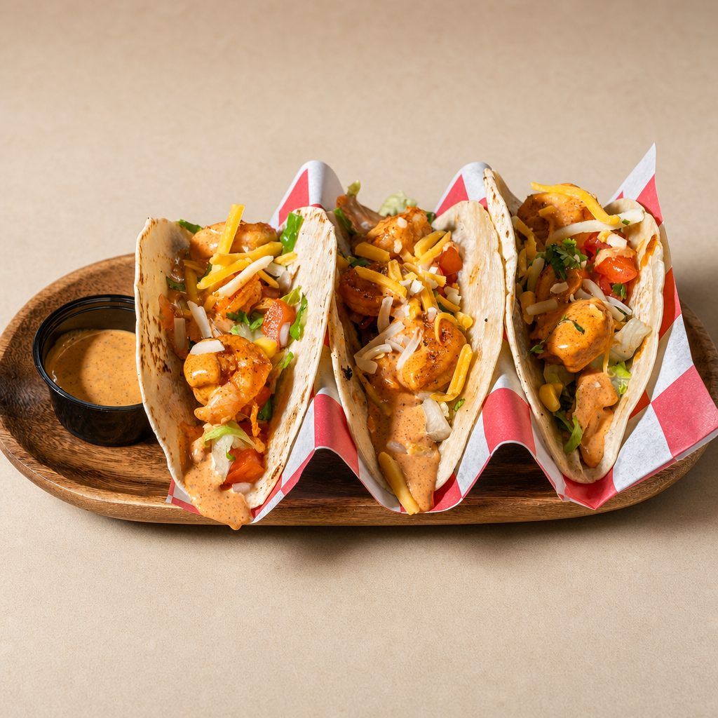 Loco’s Shrimp Tacos.