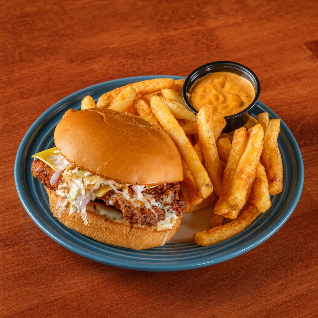Loco’s HOT Sandwiches (For 2), Seasoned Fries..