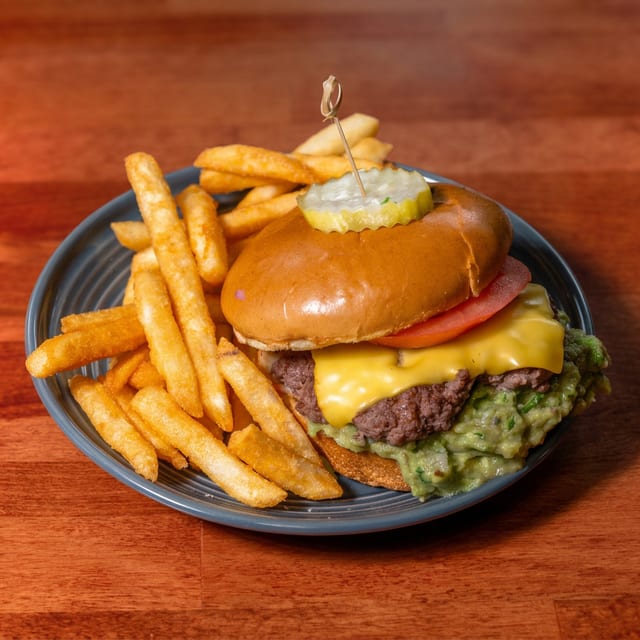 Loco's Smash Burger. Crispy Seasoned Fries..