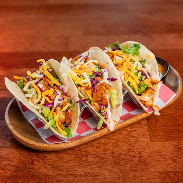 Cajun Fish Tacos.