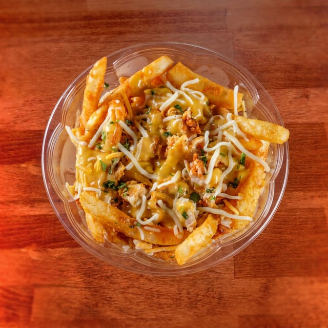 Loco’s Hot Mix Bowl (Hot Chicken, Mac N Fries)..